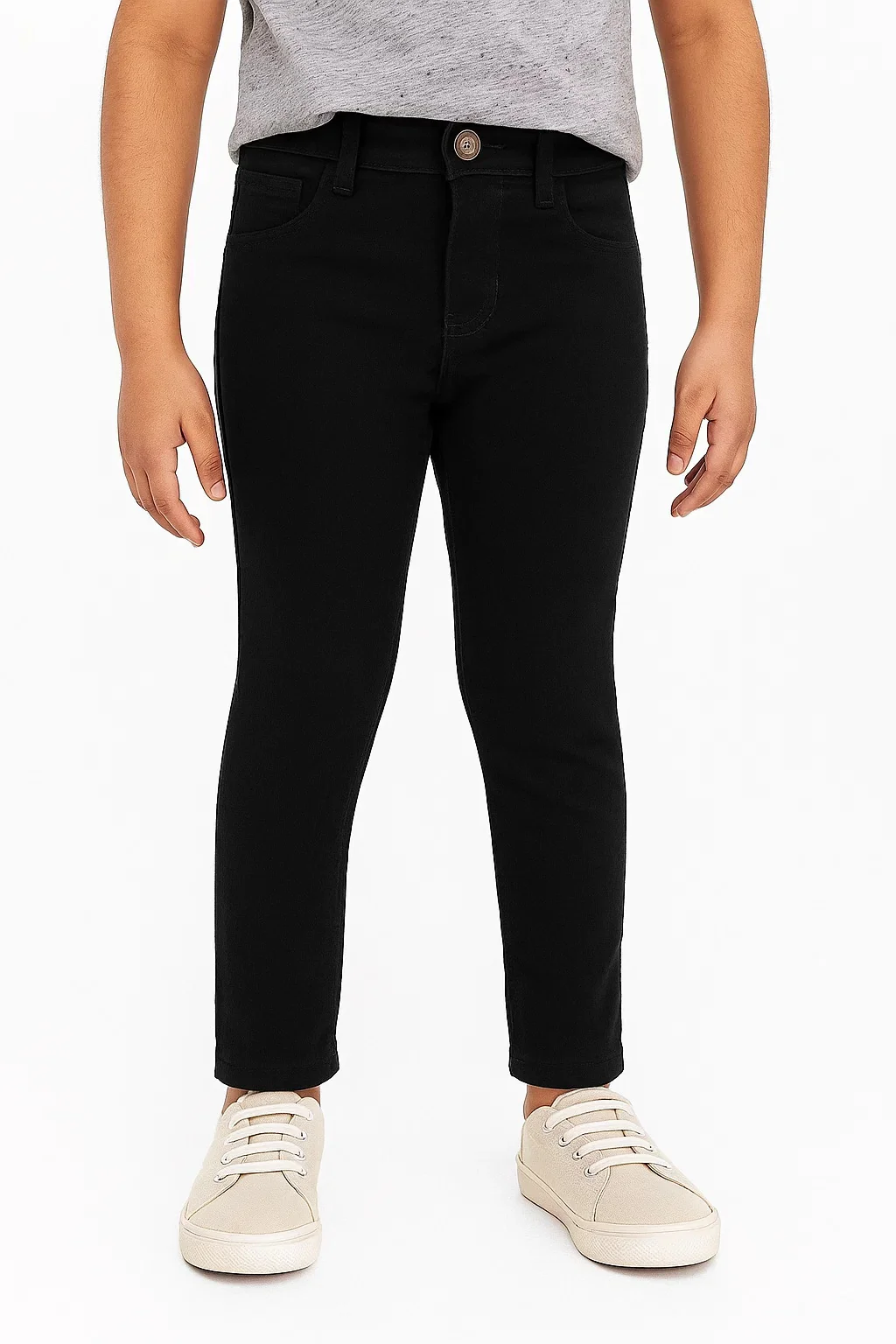 Jet black Boys Jeans Pant - Image 3